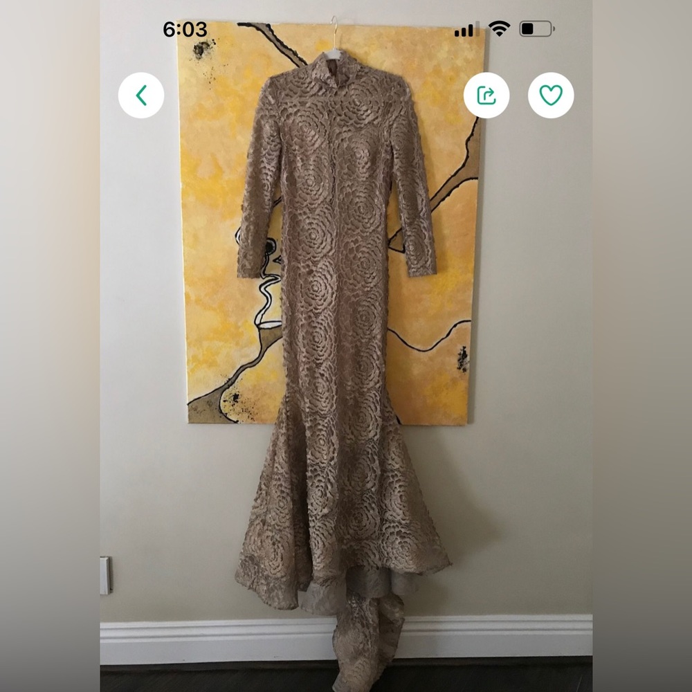 Custom made Michael Costello dress